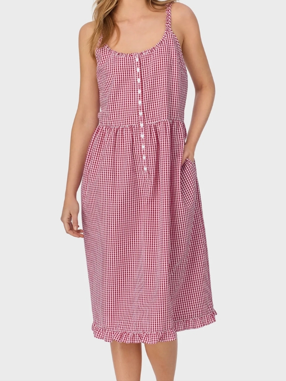 Red Gingham Dress